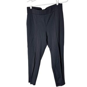Attention Womens Charcoal Gray Pull On Stretch Dress Pants Size Large L
